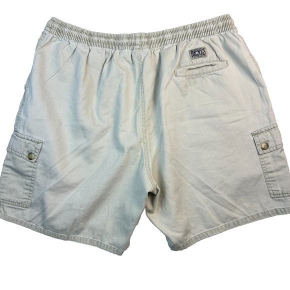Vintage 90s Y2K Big Dogs Dad Shorts Mens L Khaki Cargo Outdoor Casual Men Soft - Picture 9 of 12